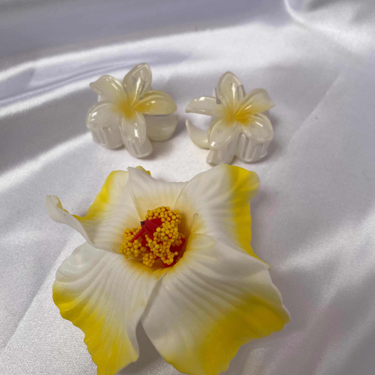 flower hair clip