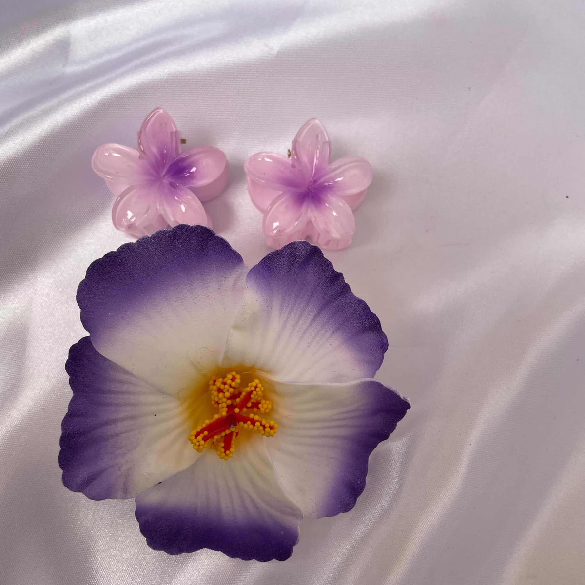 flower hair clip