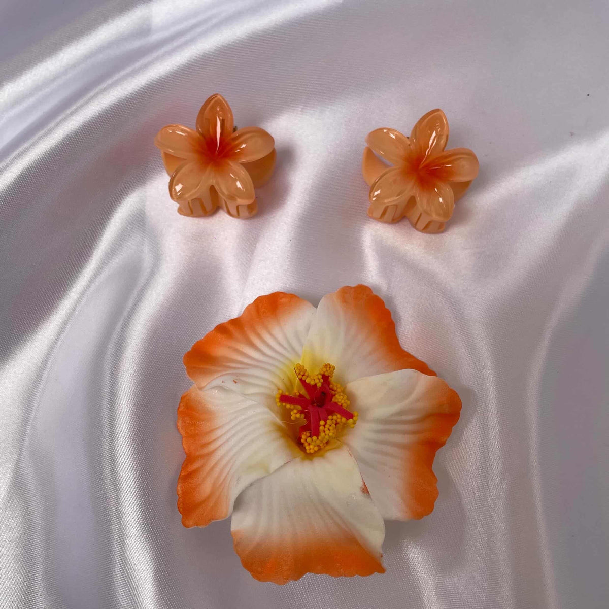 flower hair clip